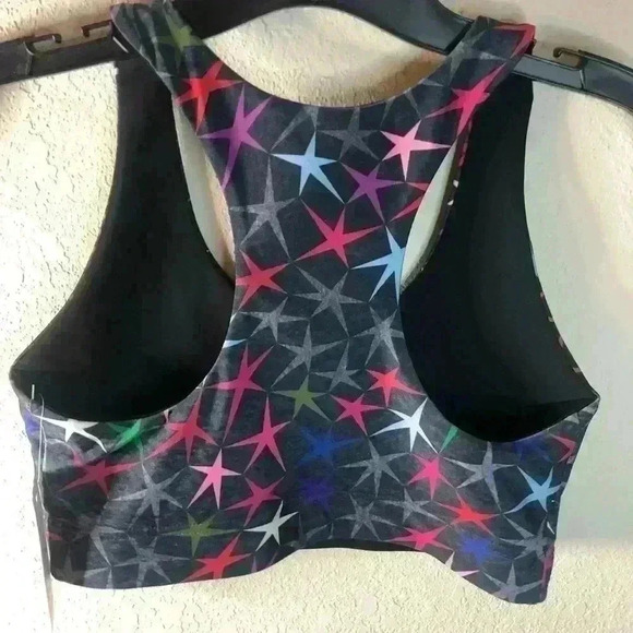Terez Starfish Multi Stars Sports Bra sz S NWT - Picture 2 of 3